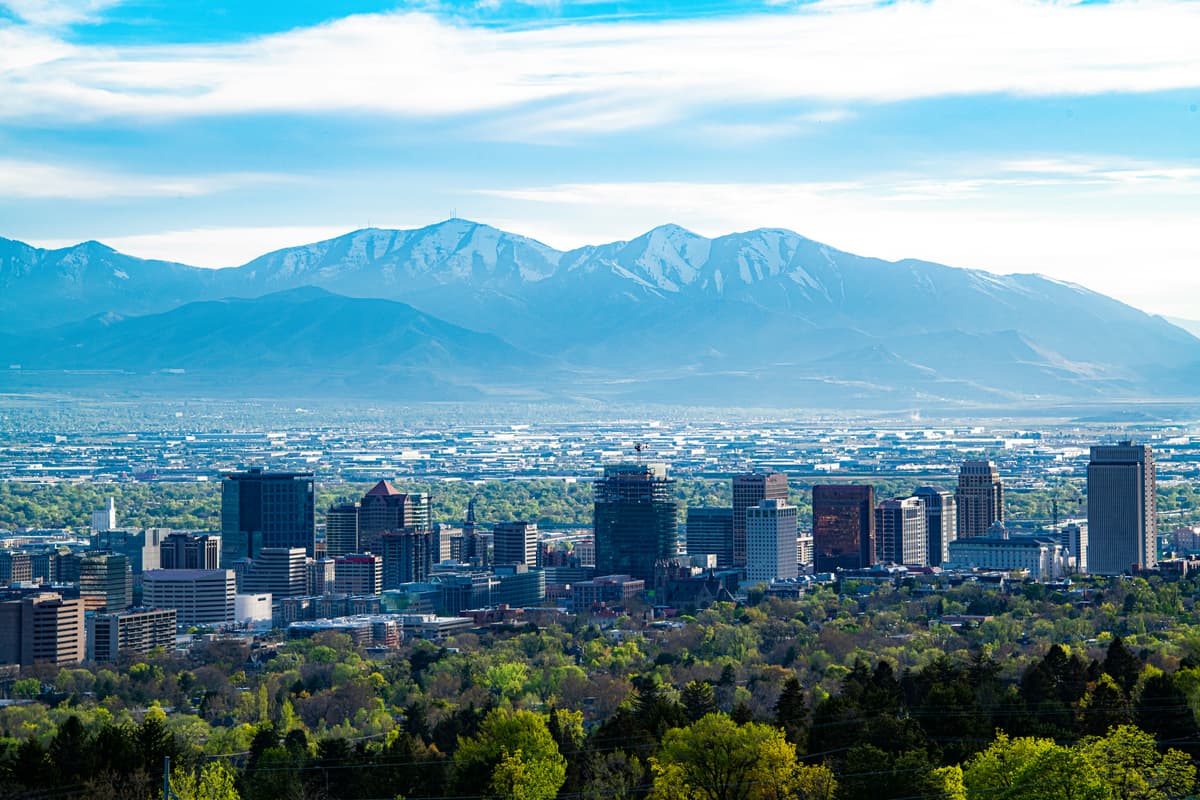 Salt Lake City skyline